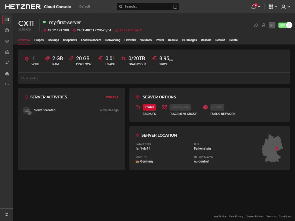 Buy Hetzner Account